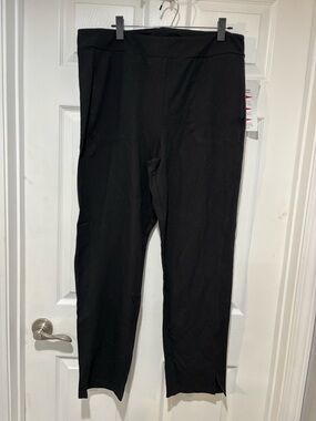 WOMEN WITH CONTROL NWT Pull On Stretch Straight Leg Pants